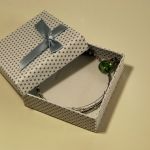 Naszyjnik ze szkłem weneckim - N02 - Naszyjnik pakowany w ozdobne pudełko