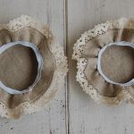 Małe, lniane kapturki na słoiki  - 