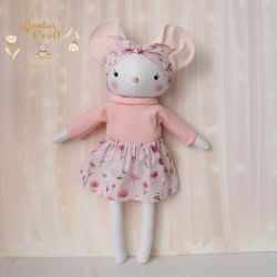 Myszka Kasia, przytulanka, prezent GOTOWA