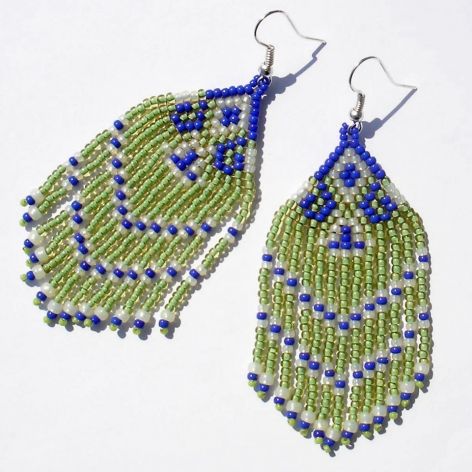 kolczyki indiańskie