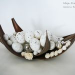 Gniazdo ze srebrnymi ptakami - 