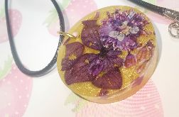 "Ulotność" naszyjnik handmade z kwiatami
