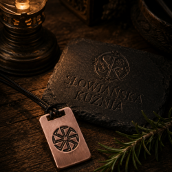 KOŁOWRÓT ŻYWIOŁÓW – MIEDZIANY AMULET SŁOWIAŃSKI