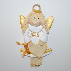 Pamiątka komunijna Marylki ... anioł z imieniem