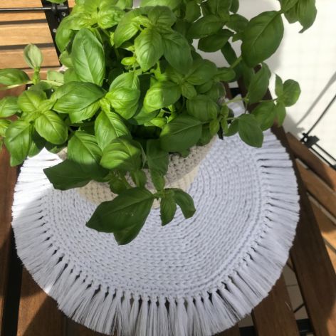 Podkładka na stół ,średnica 40cm, boho,okrągła podkładka.