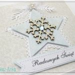 Kartka świąteczna z gwiazdką 4 - 