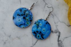 Kolczyki - Błękitne Kwiaty