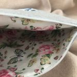 Kosmetyczka materiałowa solidna, stylowa ,praktyczna,szara - 