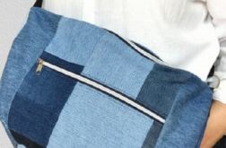 Torebka na ramię, hobobag jeans.