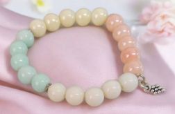 Bransoletka na gumce pastel