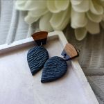 „ODETTE” kolczyki z glinki polimerowej - „ODETTE” kolczyki z glinki polimerowej