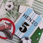 Personalizowana kartka piłkarska na urodziny piłka nożna  - Personalizowana kartka piłkarska na urodziny piłka nożna