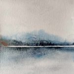 Pejzaż-akwarela 32x24 cm, - 