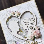 Mr & Mrs - kartka ślubna z shakerem - Shaker - detal I