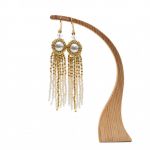 Ręcznie szyte kolczyki Solange - 