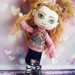 Lalka Kaśka, handmade doll, personalizowana lalka - Kaśka lalka z bawełny