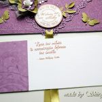 Kopertówka z okazji ślubu-'fiołkowa łąka' - 