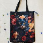 Torba Shoperka "Boho kot", duża - poglądowe