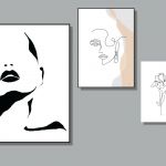 Kobieta, grafika czarno-biała - Z innymi moimi pracami