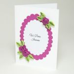 Oryginalna kartka imieninowa - quilling - 