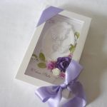 Srebrzysta z fioletem na ślub - 