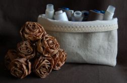 Rustykalny woreczko - koszyczek