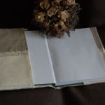 Rustykalny notes z różą - 