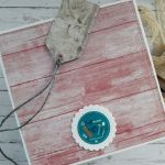 Kartka na walentynki z osiołkiem, nietypowy napis - Tył kartki i tył etykietki