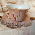 Polne dzwonki ręcznie malowany komplet - ręcznie malowane