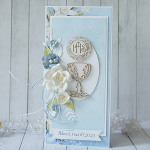 Pamiątka I Komunii Świętej "Blue & Cream" v.2 - blue1
