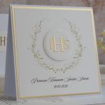 Kartka na komunię z ozdobną kopertą, 96b - Kartka na komunię z ozdobną kopertą