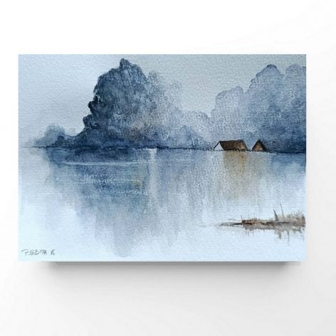 Pejzaż 80-praca formatu A5