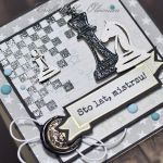 Sto lat, mistrzu! - urodzinowa kartka dla szachisty - Szachy - detal III