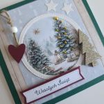 Kartka świąteczna Boże Naordzenie choineczka - Kartka świąteczna Boże Naordzenie choineczka