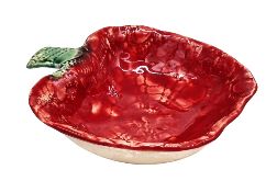 Miseczka Ceramiczna w Kształcie Czerwonego Jabłuszka – Ręcznie Robiona