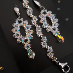 Kryształkowy komplet ślubny