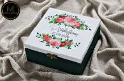 Pudełko na podziękowanie Ślub Komunia Chrzest