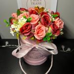 Flower box duży z różami - 