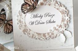 Ślubne pudełko z motylami #1