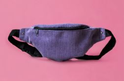 Fioletowa nerka z cienkiego sztruksu