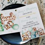 Zaproszenie na Roczek - Urodziny Dziecka 2 - Zaproszenia na roczek dziecka, zaproszenia na drugie urodziny, trzecie urodziny, czwarte urodziny, piąte urodziny, leniwce kolekcja safari mikohandmade