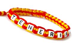 Bransoletka sznurkowa z napisem TENERIFE
