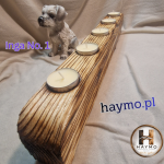 Świecznik świerkowy Shou Sugi Ban Inga No. 1 - 