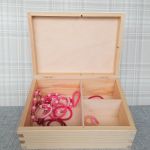 Szkatułka z imieniem, prezent dla dziewczynki - 3P04 - drewniane pudełko