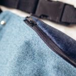 Turkusowa duża nerka damska - 