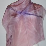 Apaszka Jedwabna Bakłażan - 