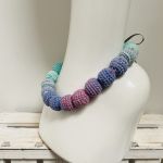Korale szydełkowe naszyjnik boho handmade 10 - korale boho