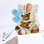 Kartka urodzinowa pop-up dla chłopca KPU-03 - Kartka urodzinowa pop up box z boku