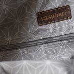 Torba z kominem patchwork no waste w kwiaty z zaczepami do wózka dziecięcego - 