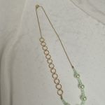 naszyjnik ze sztucznymi perłami i łączeniem 2 - 